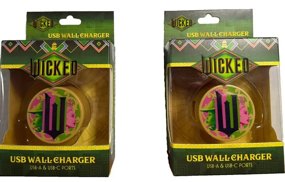 Wicked USB Wall Charger NEW Lot Of 2